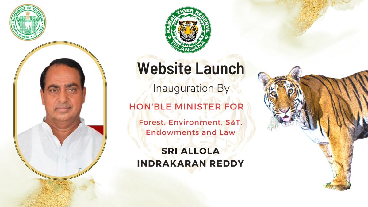 fdo_nirmal's tweet photo. Netizens &amp; nature lovers,Gear up for the launch of much awaited comprehensive Website of @Kawal_TR by our Hon.Minister @IKReddyAllola https://t.co/1H9G0Heb5H