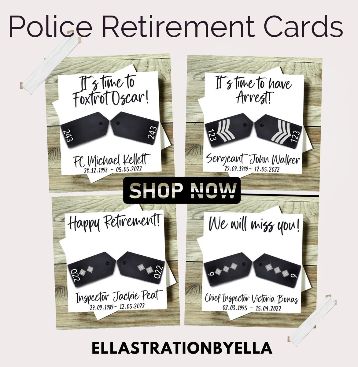 Ellastration_'s tweet photo. Personalised, made to order, and digitally hand drawn by me!

Shop now! https://t.co/FHdsYce4jj

#police #etsy #policeretirement #smallbusiness #ukcophumor https://t.co/3qDm3L90mZ