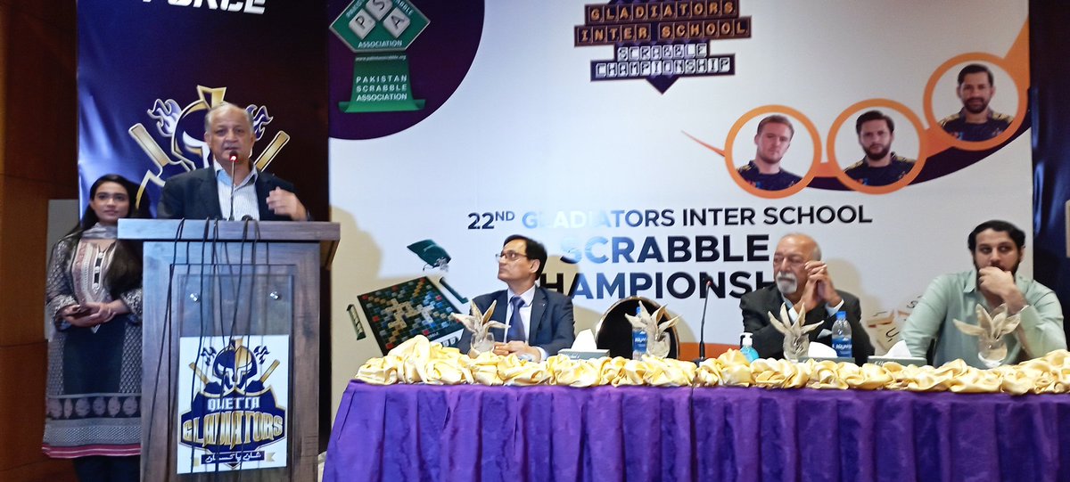 EhsanQureshi_1's tweet photo. .@KP24 @JasonRoy20 Sir Richards surprise by Pakistan Scrabble Talent: @nadeem_omar57
@QGladiatorsPSL Gladiators
Inter School Scrabble to set mark in history: Tariq Pervez
MSAP/SCA to Collaborate to groom Talent Khurshid Hadi @aaliaaaliya @Shoaib_Jatt @QureshiAsadAli @tmcheemas https://t.co/eEuTx669Mh