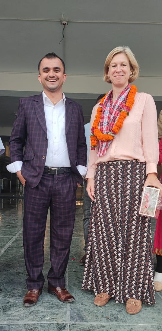 manoj_parshu's tweet photo. With British ambassador Nicola today in Eastern Nepal. https://t.co/3123oqINs7