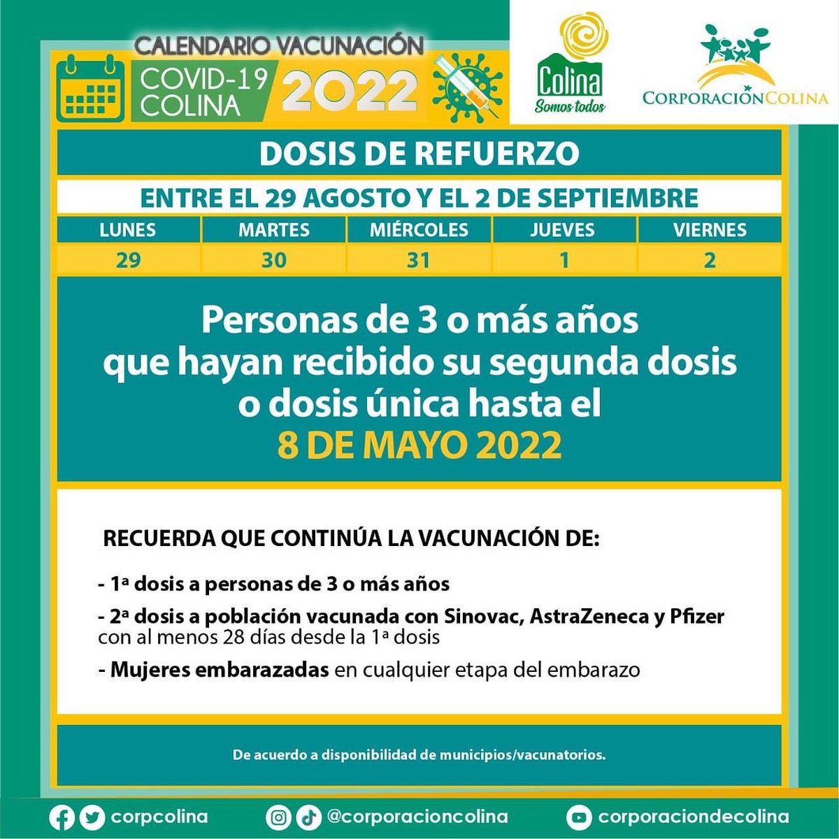 Municipalidad Colina tweet media