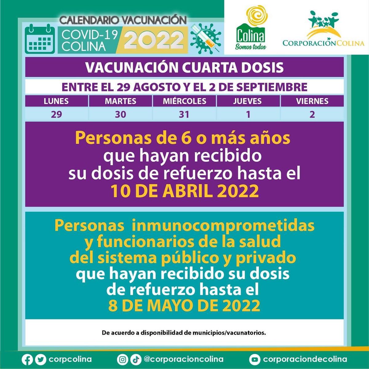 Municipalidad Colina tweet media