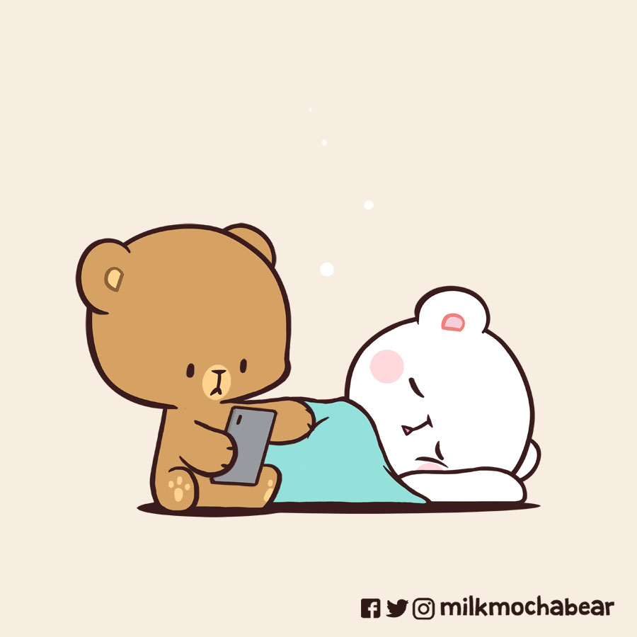Get some rest ❤️
---
Feel free to mention someone who needs to take a break! 💕

#milkmochabear
#milkandmocha