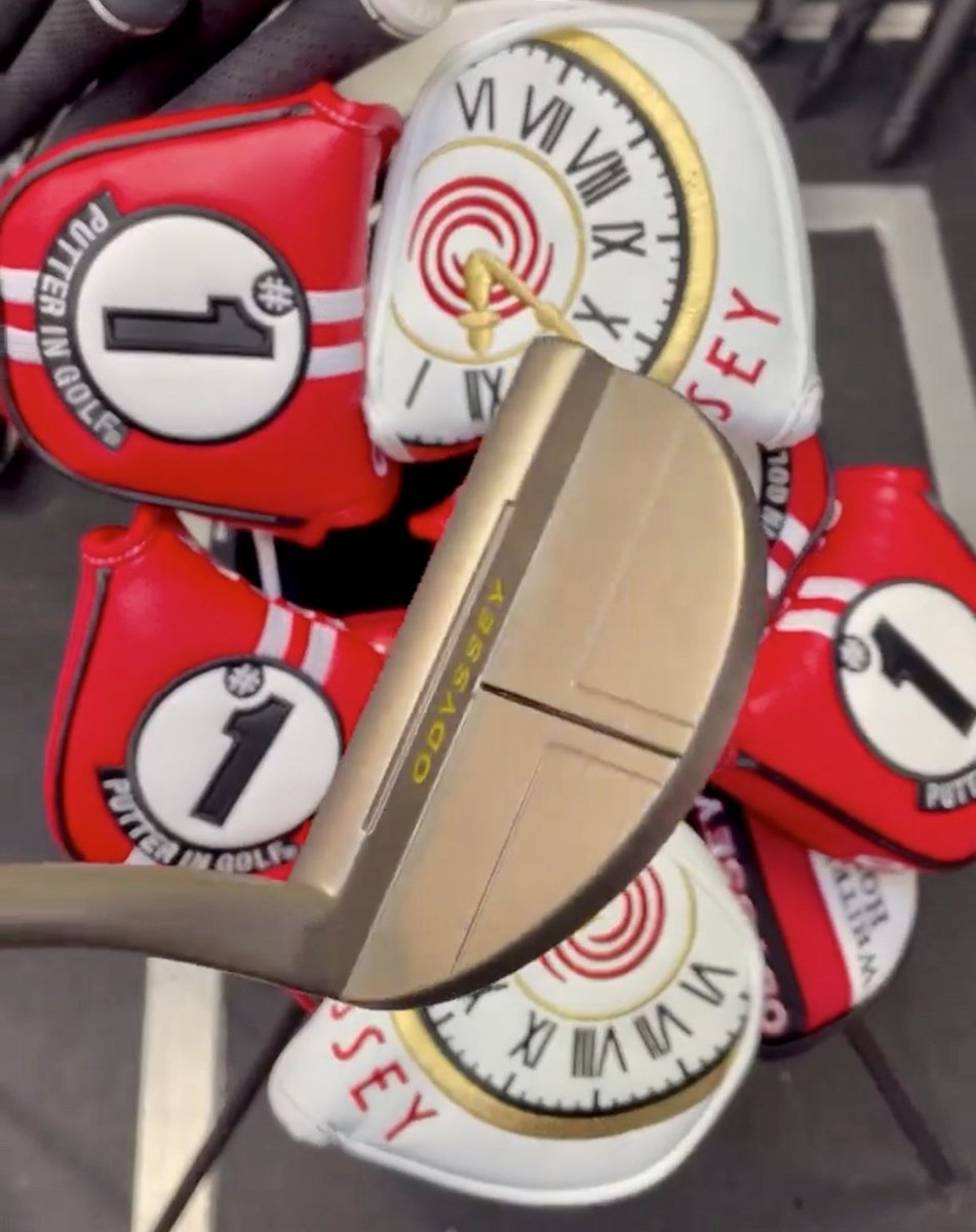 vgolfman's tweet photo. Serious putter 🔥🔥🔥 to start the week from @scottpudney1 &amp; @OdysseyGolfTour. 😳😍 You’ll have to check Scott’s instagram for the video I pulled these pics from. #putter #touronly https://t.co/SnU9nb9dUs