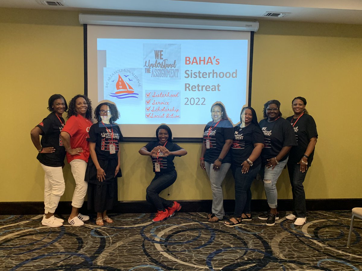 BAHADeltas's tweet photo. #BAHADST ELEVATING OUR IMPACT in Clear Lake, Friendswood, Pasadena, Pearland, Seabrook, and Webster!

We 👏🏾 Understood 👏🏾 The 👏🏾 Assignment! ✔️
#BAHADST #SisterhoodRetreat https://t.co/PNp1bMLZK9