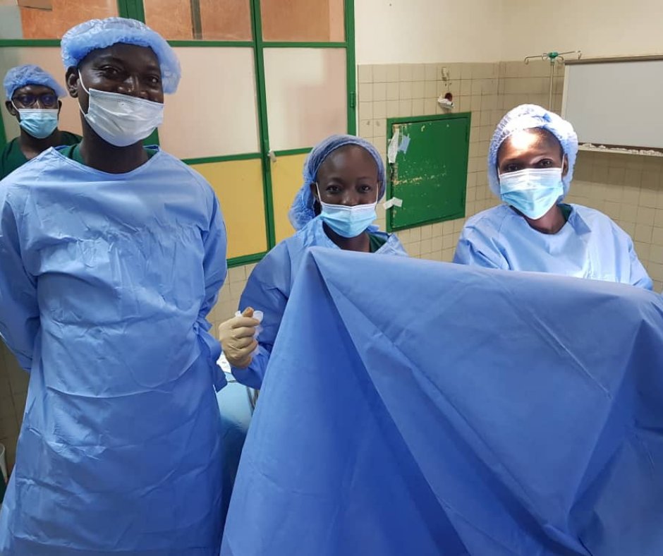 Dr. Itengre and his team continue providing free fistula surgeries in the newly opened ARENA clinic in Ouagadougou! Keep up the great work! #endfistula #freesurgery #vocationaltraining #pregnancy #survivors #community #advocate