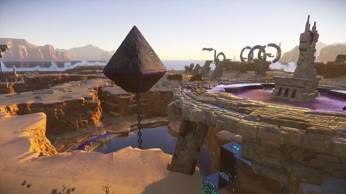 GamesCage_'s tweet photo. NEW FRONTIERS SCREENSHOTS OF ARES ISLAND. 

 MAN, THIS GAME😭💜 https://t.co/Z5sBQGxF5X