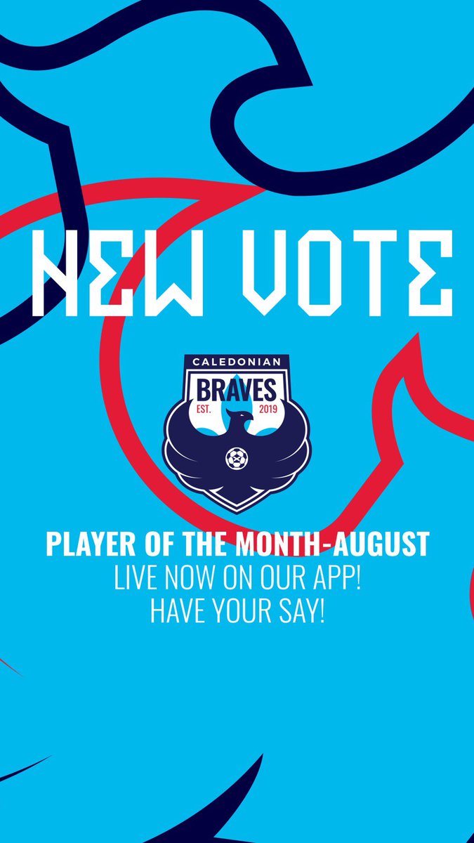 TheBravesFC's tweet photo. NEW VOTE 📲

Vote for your Braves’ player of the month for August NOW 🔠

Download our app to cast your vote here ⬇️: https://t.co/wwcqrmM8Zc https://t.co/M4p9GpVliO