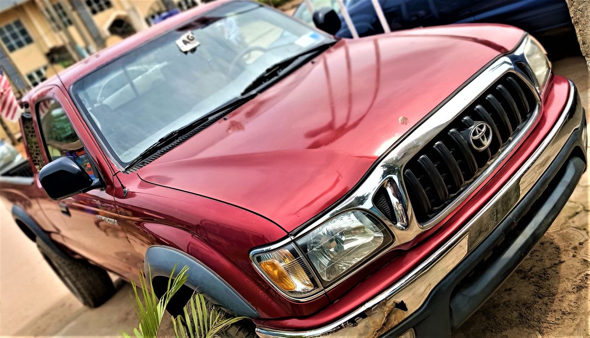 ObuleAutoLtd's tweet image. 🔥#TGIMonday🔥 #automobile🔥 
Brand/Model: TOYOTA TACOMA 
Year: 2001
Colour: RED
Price: 5m
Negotiable 💯💯
Transmissions : Automatic.  Full Option.
Tokunbo /Foreign Used. 100% Clean.
Working Perfectly
For More info. Contact: 08151023030 / Whatsapp: 08180677557.
Location: Lagos.