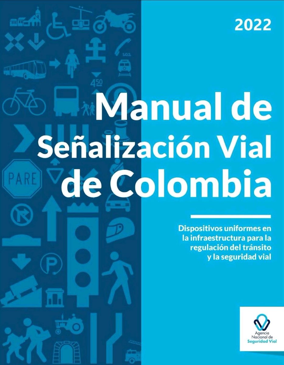 ansvcol's tweet photo. 🔵La ANSV invita a toda la comunidad a participar en la fase de socialización del Manual de Señalización Vial:

1. Documento borrador de consulta: https://t.co/yLDPL5sLVa.
2. Formulario de captura para consignar los comentarios: https://t.co/yfAhbRXqmN https://t.co/HqIVl8Rews