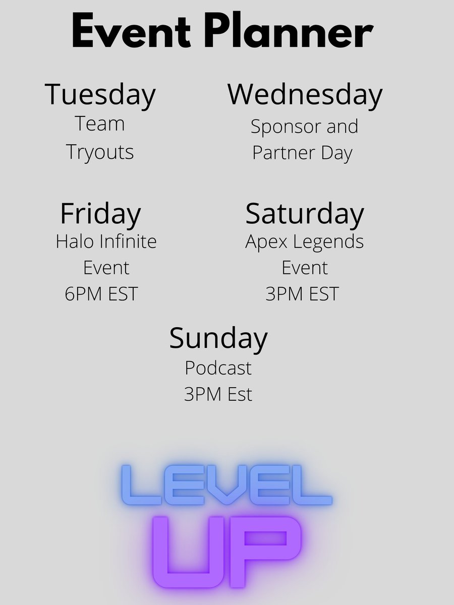 HYE_GAMING's tweet photo. Hey Gamers! Welcome to another week and another set of events so stay in the loop for all of our content. Also come chat with us on discord:
https://t.co/FJpTzoZafV
#events #gaming #esports #ontheloop #hyegaming https://t.co/UCapbl7ZgJ