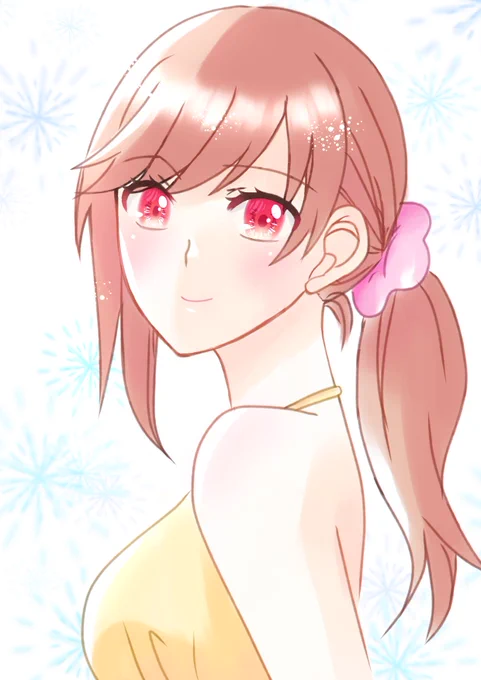 夏だなーと思いながら描きました  #イラスト
