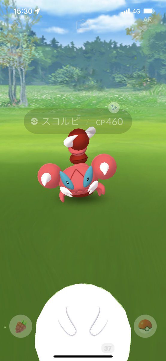 s___koking's tweet photo. 今日の色違い！初ゲ！
撮るの下手すぎる😭
 #ポケモンGO #スコルピ https://t.co/su8sxjAaU3
