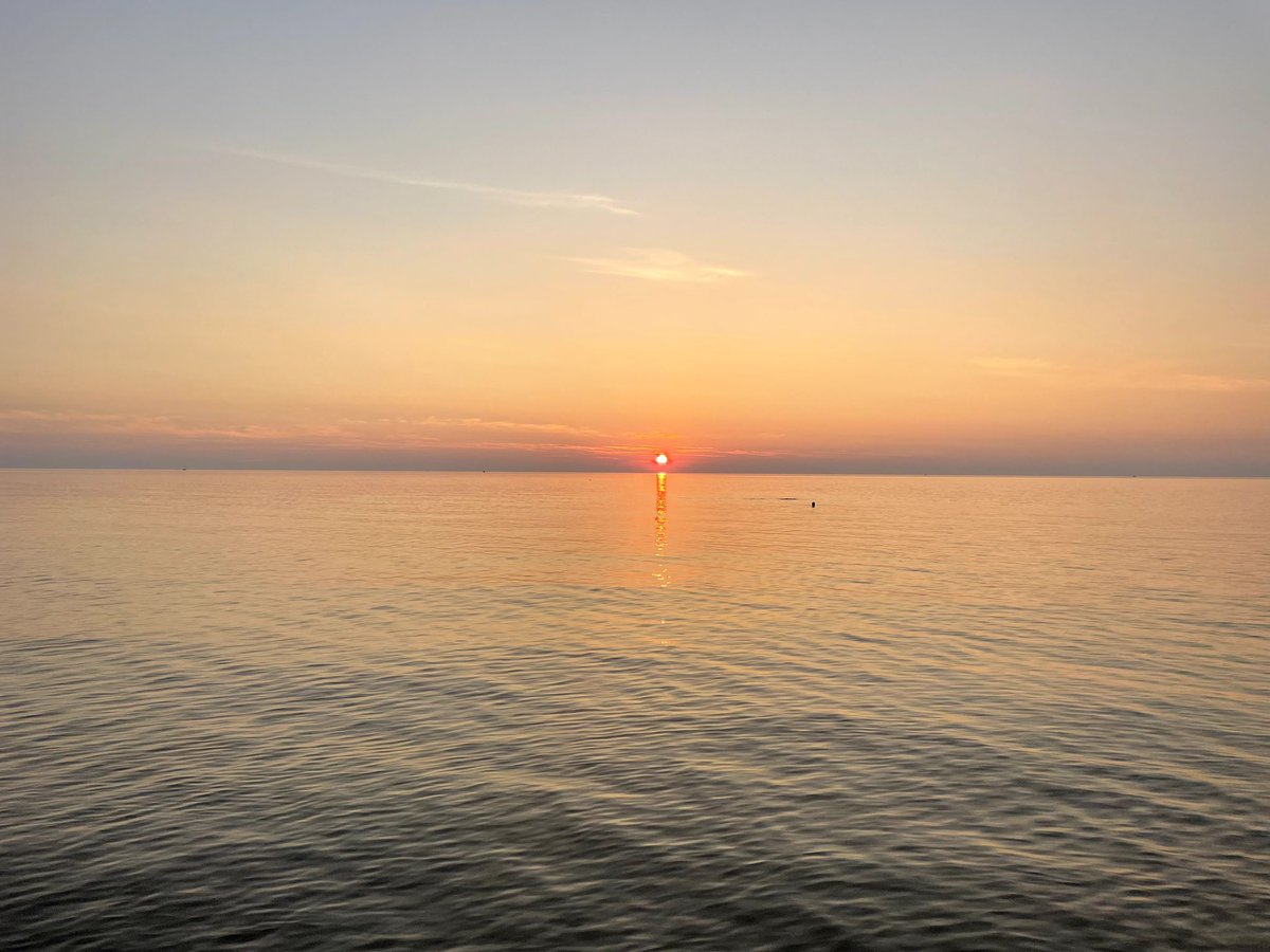 <a href="/DanRather/">Dan Rather</a> Sunset over Lake Michigan (near Silver Lake sand dunes)