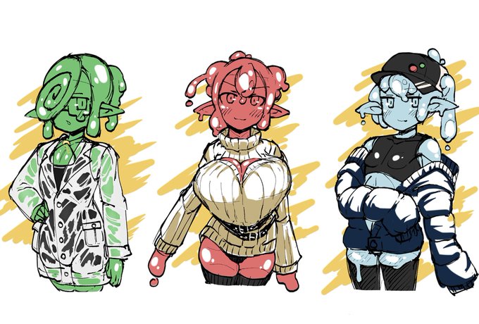 メモったら寝ると言いつつ、描き始めたら楽しくなっちゃったウチの子衣装デザイン〜。
3号ちゃんはもうちょっと煮詰めたいけど大まかに完成じゃ! 