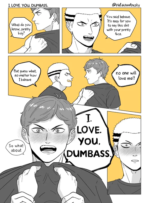 Day 1: I. Love. You. Dumbass Kyouhaba week #kyouhabaFW2022 
