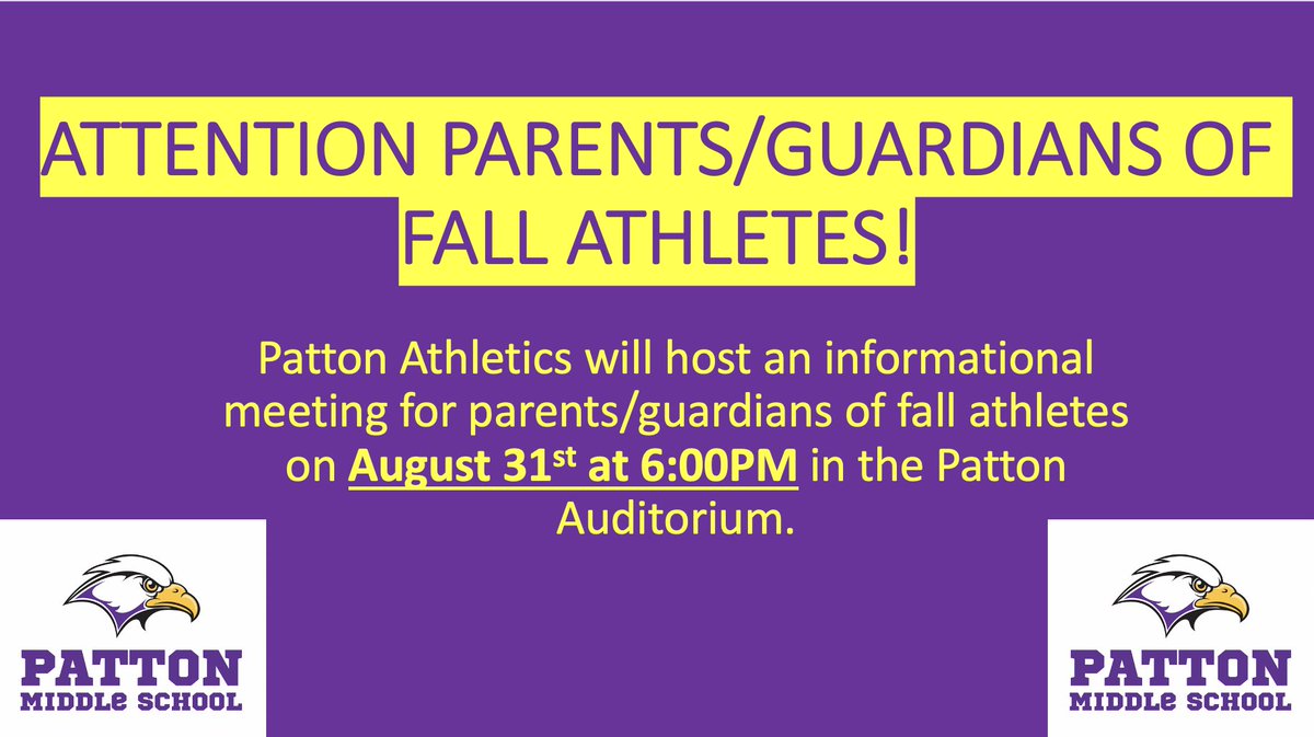 Patton Athletics (@pattonathletics) on Twitter photo 