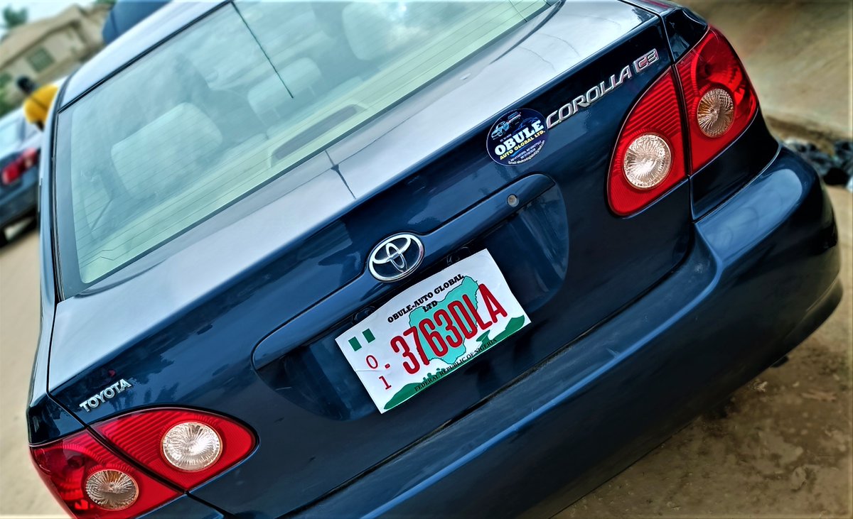 ObuleAutoLtd's tweet image. 🔥#It's Monday Give Away #TGIMonday🔥 #Automobile 
Brand/Model: TOYOTA COROLLA CE
Year: 2007
Colour: BLUE
Price: 4.5m
Negotiable 💯💯
Transmissions : Automatic.  Full Option.
Tokunbo /Foreign Used. 100% Clean.
Working Perfectly
For More info. Contact: 08151023030
Location: Lagos