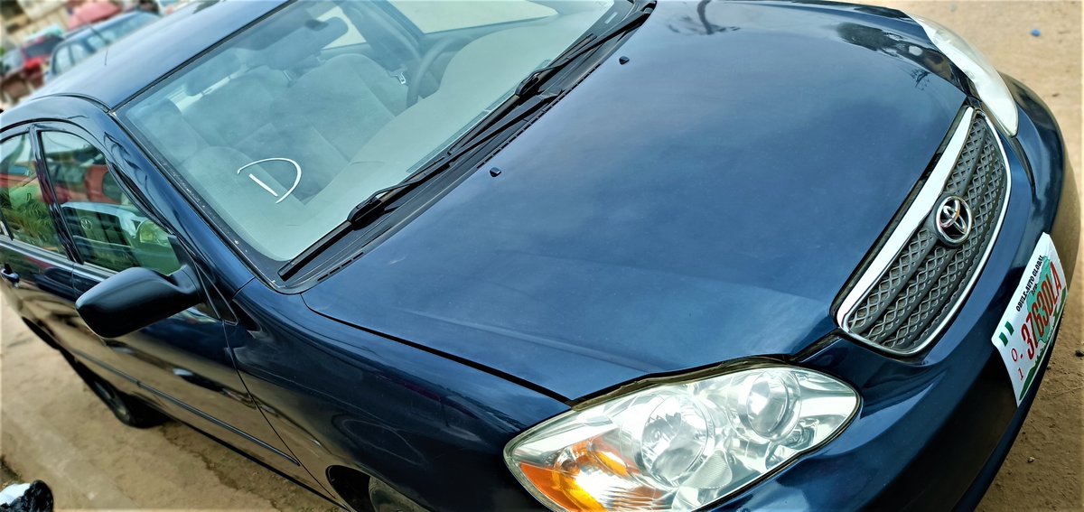ObuleAutoLtd's tweet image. 🔥#It's Monday Give Away #TGIMonday🔥 #Automobile 
Brand/Model: TOYOTA COROLLA CE
Year: 2007
Colour: BLUE
Price: 4.5m
Negotiable 💯💯
Transmissions : Automatic.  Full Option.
Tokunbo /Foreign Used. 100% Clean.
Working Perfectly
For More info. Contact: 08151023030
Location: Lagos