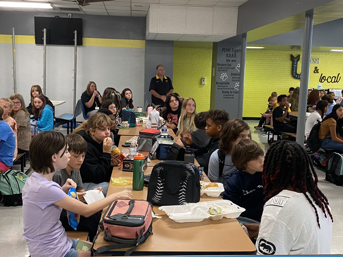 PCMS has that “Eye of the Tiger” on their first day back! It’s going to be a great year! PQ Proud! <a href="/pqschools/">Perquimans Schools</a> #EveryChildEveryChanceEveryDay #BeTheOne