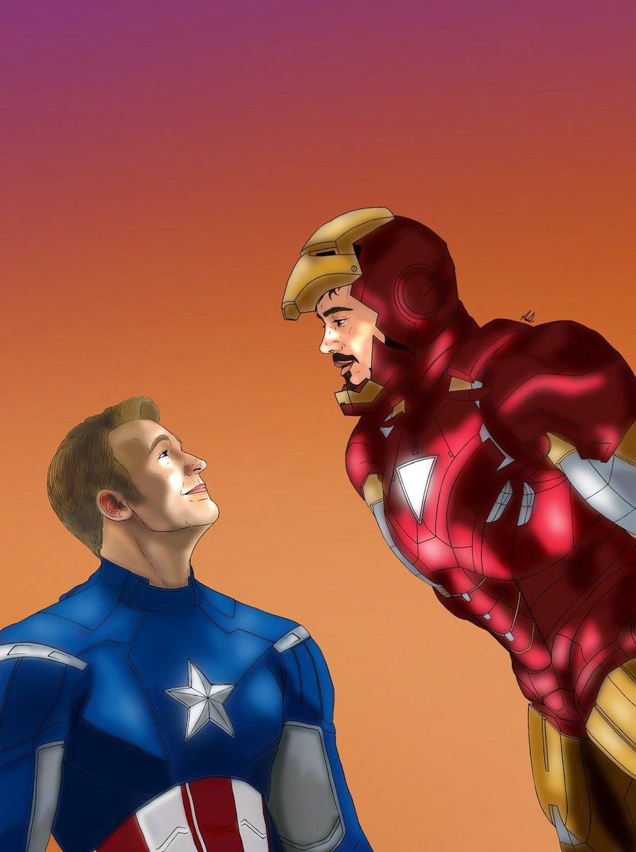 aledrosicle's tweet photo. Finished this as a late birthday gift for a friend ☺️ (I actually used my own armor as reference) 
#Stony #SteveTony #fanart https://t.co/XHMbIL1Prj