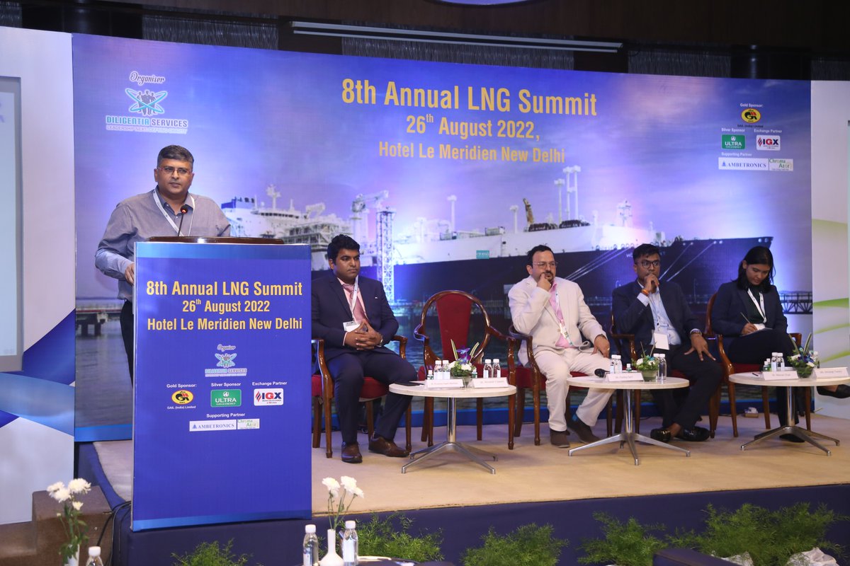 TCEConnect's tweet photo. Shireesh Swami, Sr. GM Tata Consulting Engineers Limited (#TCE) presented his views on “New and upcoming opportunities in the #ssLNG sector” during the 8th Annual #LNG Summit & Expo https://t.co/NzV02bDH80