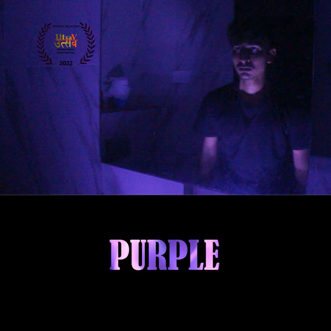 FilmUtsav's tweet photo. 🏆Official selection for the 2022 Utsav International Film Festival.
PURPLE (2022 Hindi)
LGBTQ+ Short Film
Runtime: 05:00 mins
Director: Deepak Pramod Patil
Producer: Rishansh Kamal Dave

Festival Director @radheylalsa 
Festival Curator @gmohit27
Festival Platform @wfcn_1 https://t.co/rNDwHnaS2U