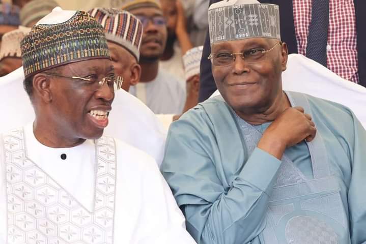 utibenutin's tweet photo. PHOTO NEWS:

Atiku, Ayu, Okowa, Others Receive Shekarau Back To PDP

Members of the Peoples Democratic Party, on Monday, received the former governor of Kano State, Ibrahim Shekarau, back to the party after his defection.
@OfficialPDPNig
@atiku @IAOkowa https://t.co/rPH4qwFEn0