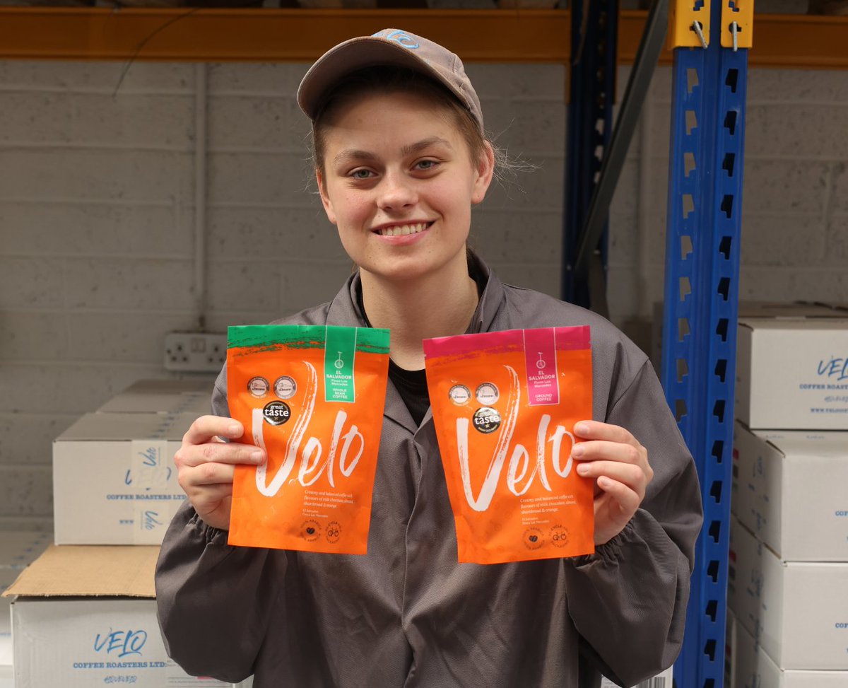 VeloRoasters's tweet photo. Pump the brakes at select @tescoirl stores to find this tasty, multi-award winning #brew from #ElSalvador! βοΈ π
This #coffee is packed with delicious flavours of milk chocolate, almond, shortbread, & orange! π« π
#LoveVelo #CoffeeRoaster #TastyBrews https://t.co/TN7tEDCjmR