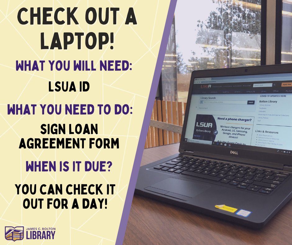 LSUALibrary tweet picture