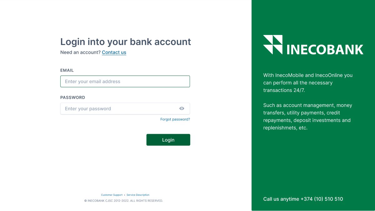 Let's redesign the login form of an Armenian bank.

Ultimate Visual Thread 🔥 https://t.co/22qXZaY36T