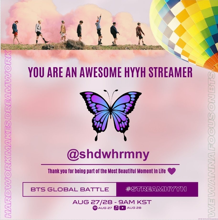 shdwhrmny's tweet photo. @Army_Connect @BTS_twt Thank you 💜🦋

#HYYHPavedTheWay
#StreamHYYH https://t.co/C9qxeu8WFj