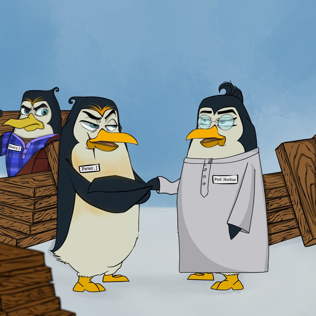 arabianpenguinn's tweet photo. Hello Penguins 🐧 
 
Write a caption you think will look best with this!

Let’s see your #creativewriting side 

#NFTCommunity #SneakPeek #arabianpenguins https://t.co/Y5lert9CpU