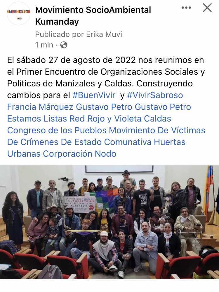 Movimiento SocioAmbiental Kumanday (@mkumanday) on Twitter photo 