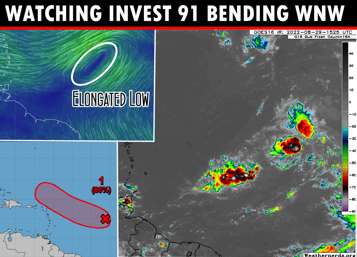 Mike S Weather Page On Twitter Invest Low Level Circulation Has Become More Stretched Out