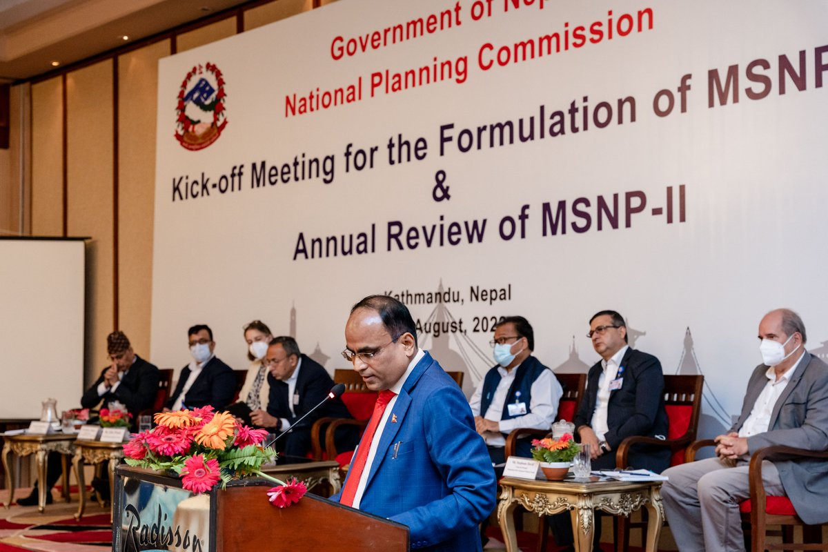 unicef_nepal's tweet photo. #MSNP Phase III: @NEPALNPC, sectoral ministries, @EUinNepal, UNICEF, other UN agencies and development partners gathered today to review the progress of the Government of Nepalโs Multi-Sector Nutrition Plan -II and mark the commencement of the MSNP-III formulation. https://t.co/2vGILwl9NZ