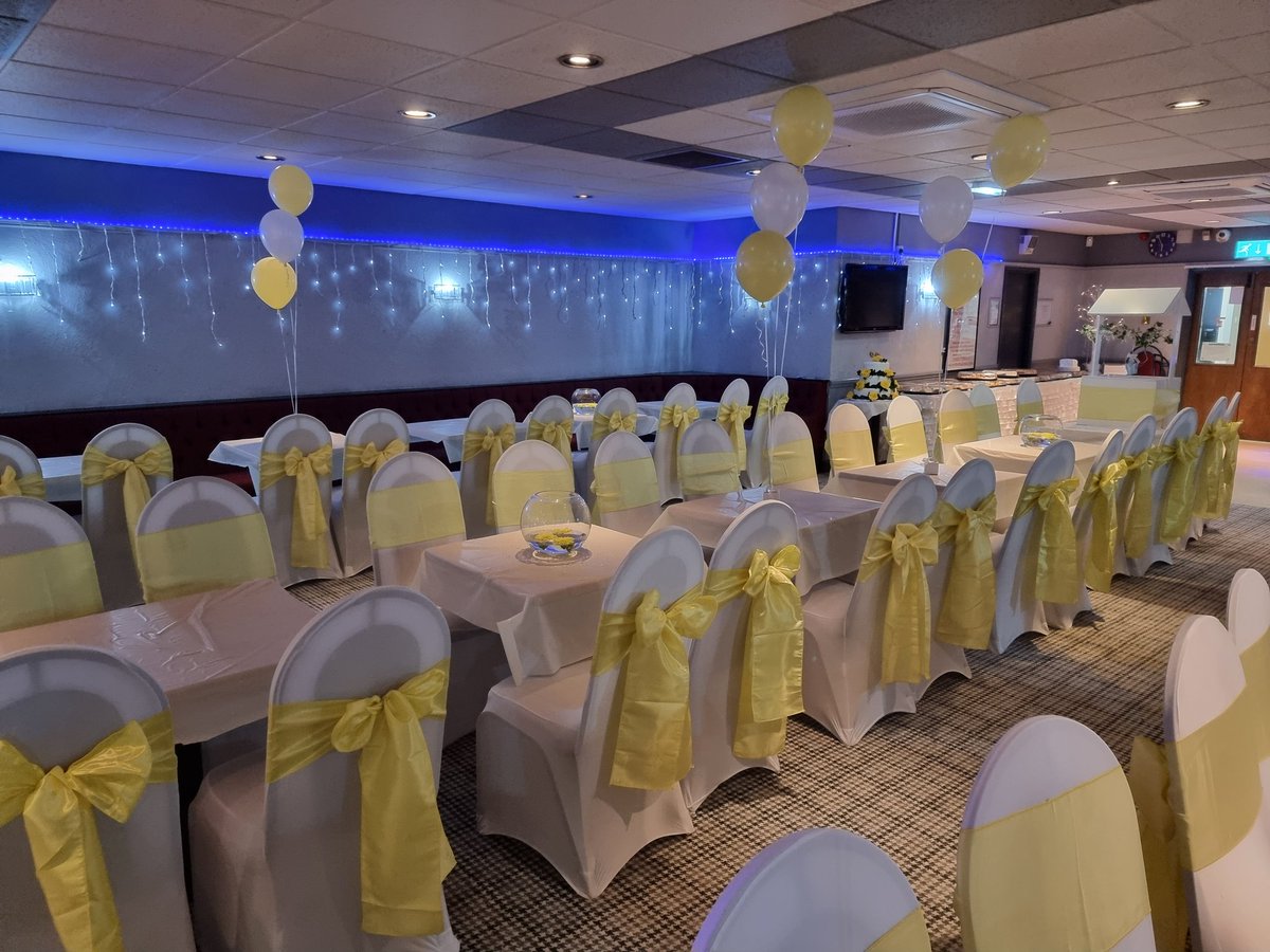 TheRuncornWarmy's tweet photo. The room decorated beautifully for another wedding we had recently! ๐๐ค
(Please note: all decorations/balloons are not provided by the club)
#wedding #party #weddingdecor #thewarmy #functionroomhire #theruncornwarmemorialclub #functionroomhireruncorn #runcorn https://t.co/31TymHUFub