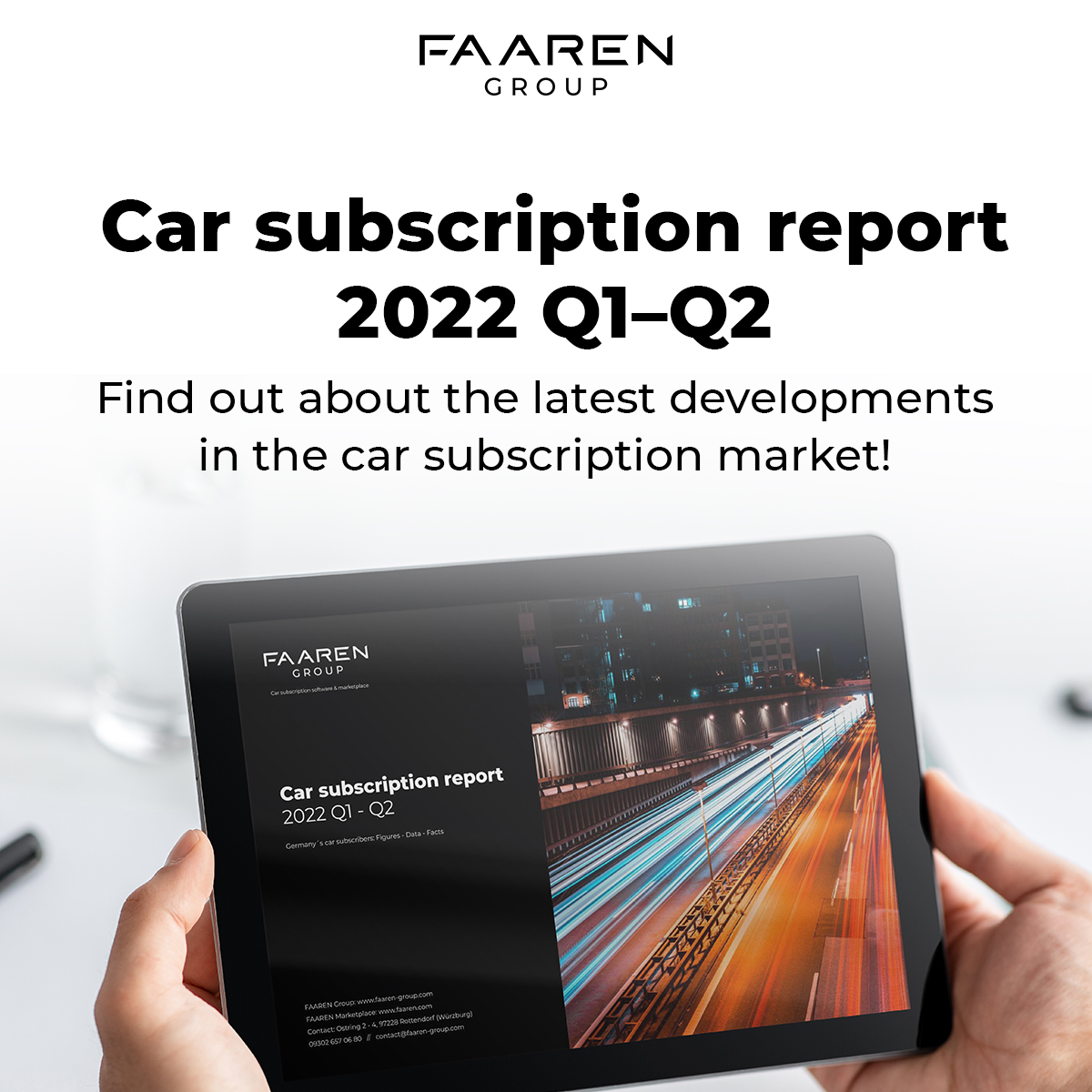 💡🙌 Latest update of the FAAREN car subscription report. Download available at faaren-group.com

#carsubscription #autoabo #automotive #marketresearch #report #mobiility #dealership #car