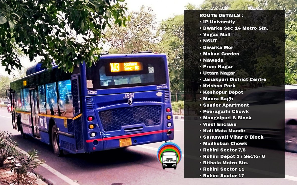 BusesDelhi's tweet photo. #New_Service
Welcome the very new service no. DW3
DWARKA SECTOR 16 - ROHINI SECTOR 16
Find complete route details or track your bus on ONE DELHI app. https://t.co/jkrYMw8TSU