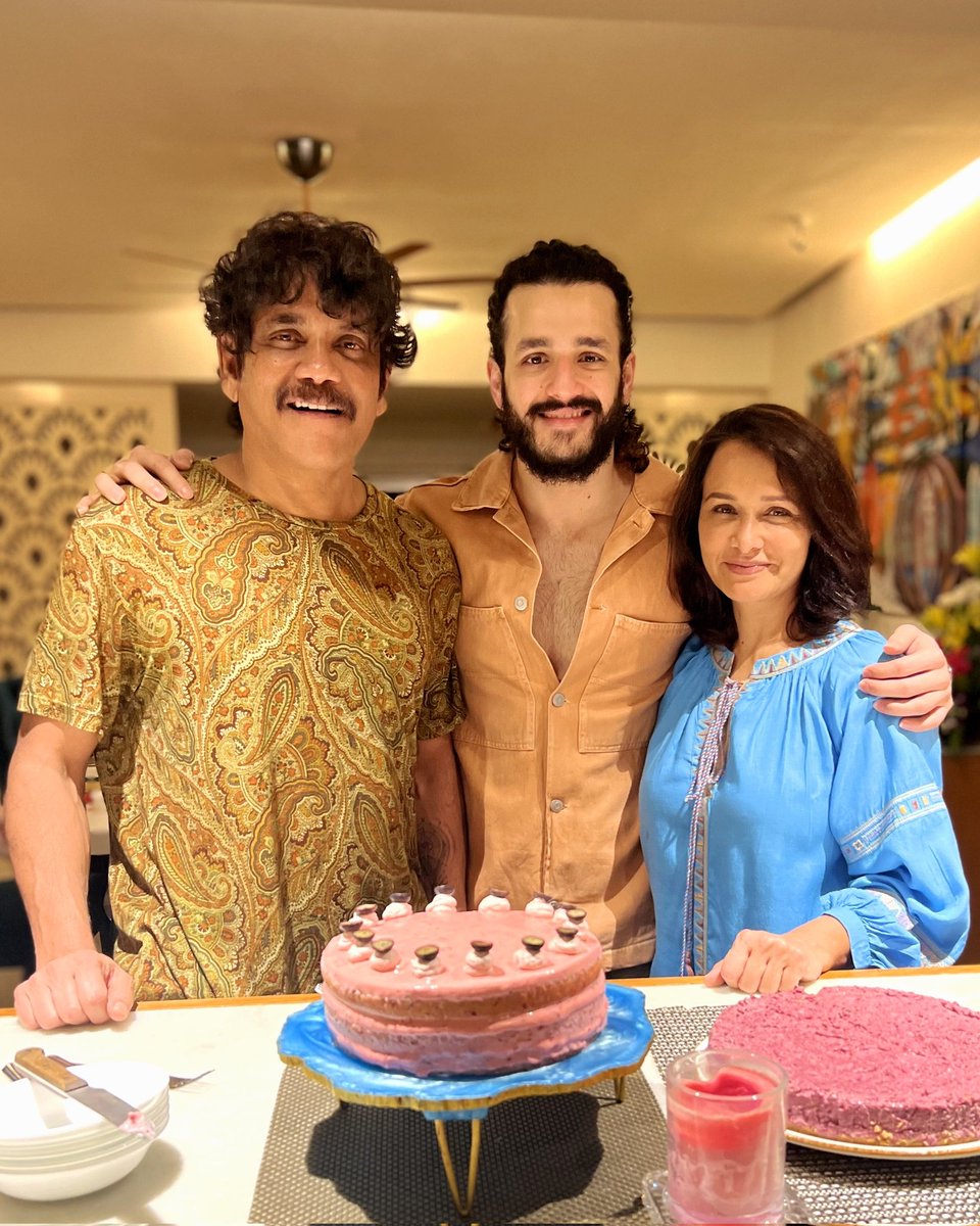 Akhil Akkineni (@akhilakkineni8) on Twitter photo Happy birthday my king ! Love these moments, blessed ! Have the best year ahead. ❤️ <a href="/iamnagarjuna/">Nagarjuna Akkineni</a> <a href="/amalaakkineni1/">Amala Akkineni</a> Happy birthday my king ! Love these moments, blessed ! Have the best year ahead. ❤️ <a href="/iamnagarjuna/">Nagarjuna Akkineni</a> <a href="/amalaakkineni1/">Amala Akkineni</a>