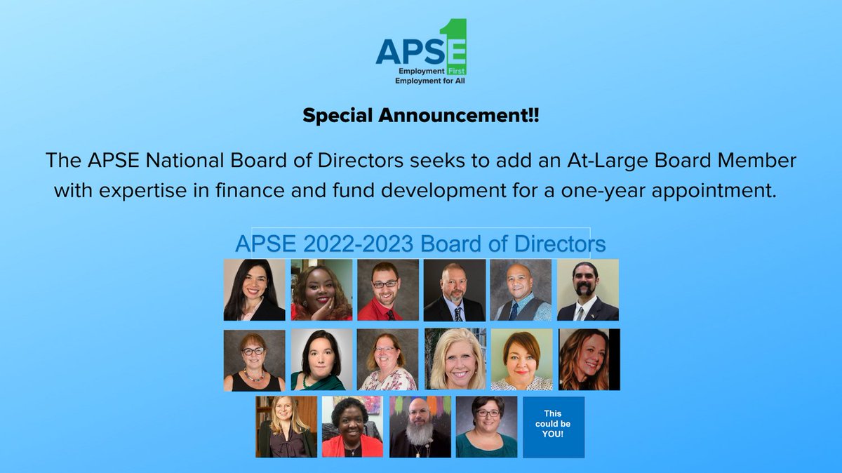 National APSE tweet media