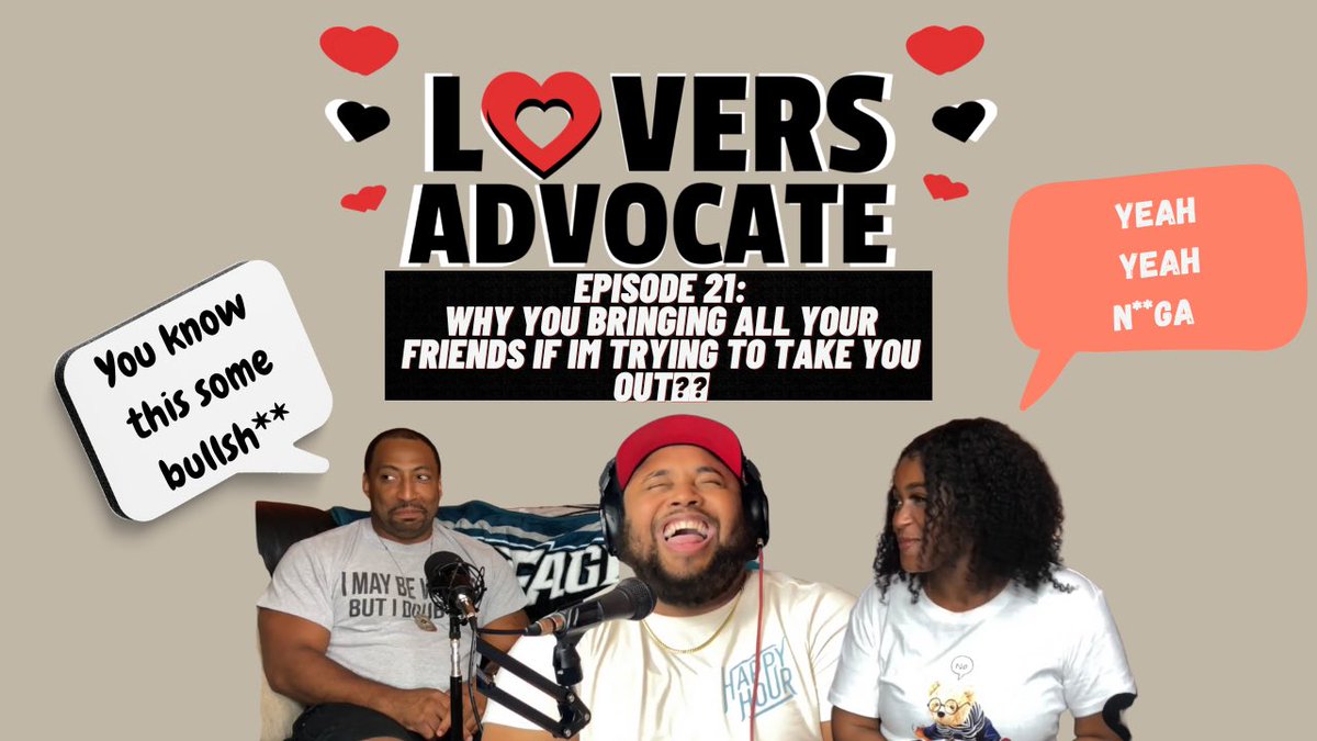 LoversAdvocate's tweet photo. This Thursday September 1, 2022 at 6:00pm we are back wit the second season and u don’t want to miss this one😂🤣😂🤣😂🤣

#relationships #podcast #dating #advice #funny https://t.co/aup0gTTgS2