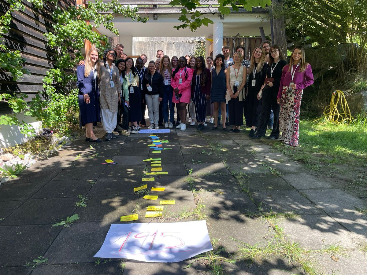 DWornig's tweet photo. Leading the seminar on Gender, Weapons and War together with the wonderful @swatipash at @forumalpbach Seminar Week. Day 2 on the Women, Peace and Security Agenda and Feminist Foreign Policy. #WPS #FFP #EFA22 #NewEurope #europeanforumalpbach https://t.co/lJhJSYplp9