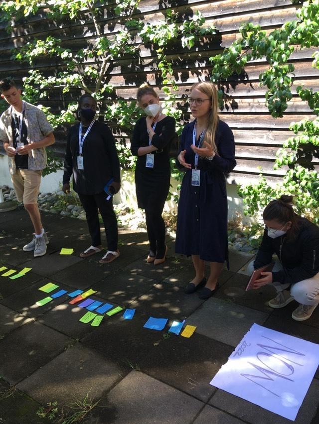 DWornig's tweet photo. Leading the seminar on Gender, Weapons and War together with the wonderful @swatipash at @forumalpbach Seminar Week. Day 2 on the Women, Peace and Security Agenda and Feminist Foreign Policy. #WPS #FFP #EFA22 #NewEurope #europeanforumalpbach https://t.co/lJhJSYplp9