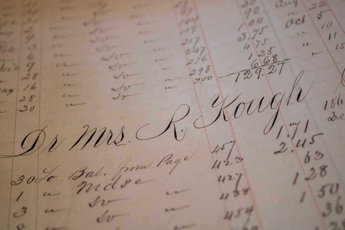 WestOverton's tweet photo. Learn a little about Rebecca Kough when you visit the museum, Thursdays - Sundays from 10am - 4pm throughout the season! Our original ledgers, used in the West Overton General Store in the 19th century, were integral to the creation of our newest exhibition. https://t.co/w8pYH8ioq7