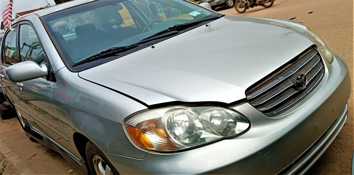 ObuleAutoLtd's tweet image. 🔥#It's A New Week &amp;amp; Another Monday#obuleautogloballtd🔥 
Brand/Model: TOYOTA COROLLA S
Year: 2004
Colour: ASH
Price: 3.8m
Negotiable 💯💯
Transmissions : Automatic.  Full Option.
Tokunbo /Foreign Used. 100% Clean.
Working Perfectly
For More info. Contact: 08151023030.