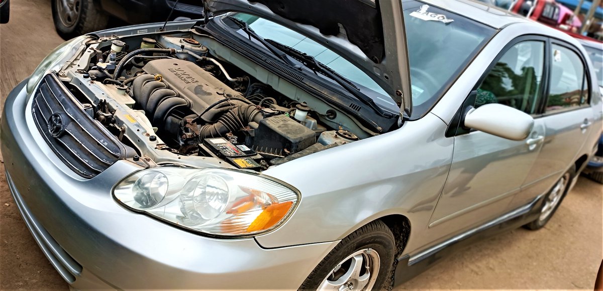 ObuleAutoLtd's tweet image. 🔥#It's A New Week &amp;amp; Another Monday#obuleautogloballtd🔥 
Brand/Model: TOYOTA COROLLA S
Year: 2004
Colour: ASH
Price: 3.8m
Negotiable 💯💯
Transmissions : Automatic.  Full Option.
Tokunbo /Foreign Used. 100% Clean.
Working Perfectly
For More info. Contact: 08151023030.