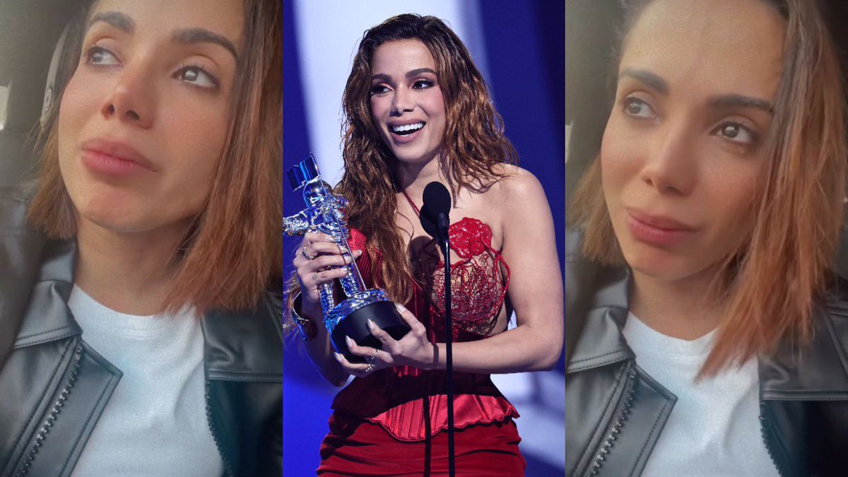 HugoGloss's tweet photo. Rainha! @Anitta chora nas redes após vitória histórica no VMA: ‘Eu sei o quão difícil foi’; assista https://t.co/SqO1PTQCba (📸: Reprodução/Instagram; Getty) https://t.co/uiUvM2Jqrr