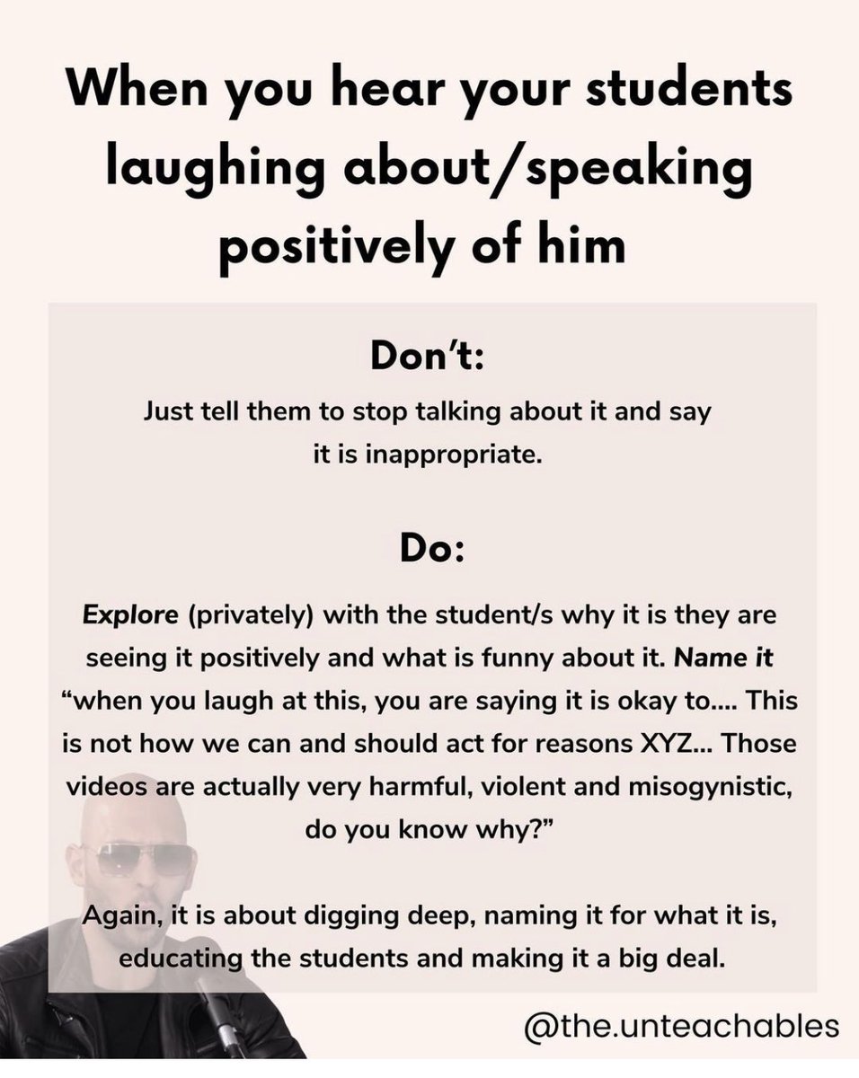 learningrmps's tweet photo. I think it’s so important to challenge pupils who tell me AT is a role model. That simple question why? Has lead to lots of pupils stuck as to why he is a role model. When asked to justify and vocalise their views they have struggled. 
Highly recommend Unteachables on Instagram https://t.co/jdE14qzhMZ