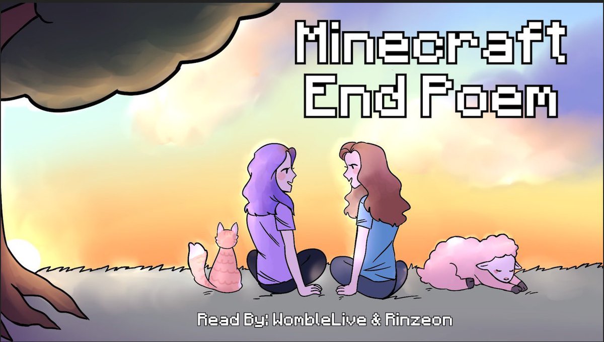 womblelive's tweet photo. OUT NOW!! Minecraft End Poem Read by WombleLive and Rinzeon
https://t.co/wZGJfqVaX3 https://t.co/XNlBdnRLIu